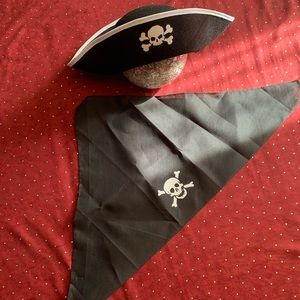 Kids Costume Pirate Hat & handkerchief